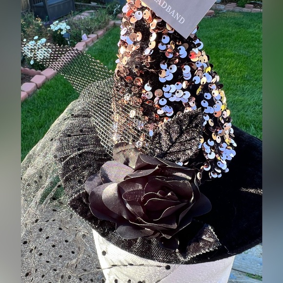 Witch Headband Hat with Sequins - Picture 11 of 11